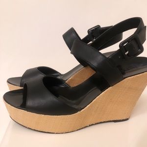 J Crew MaryAnne Straw Wedges